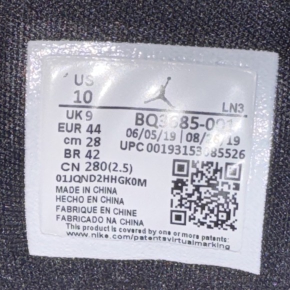 Jordan Retro14 Black Ferrari Men's size 10 - Picture 7 of 7